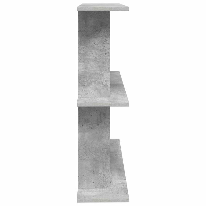 Raft de perete Montare pe perete Gri 80 x 20 x 75 cm WALTI