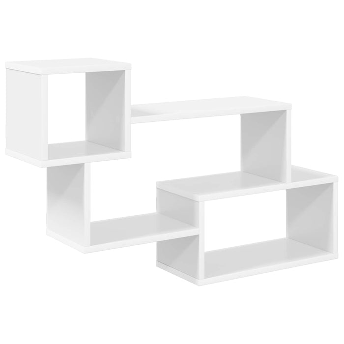 Raft suspendat Montare pe perete Alb 87 x 20 x 55 cm WALTI