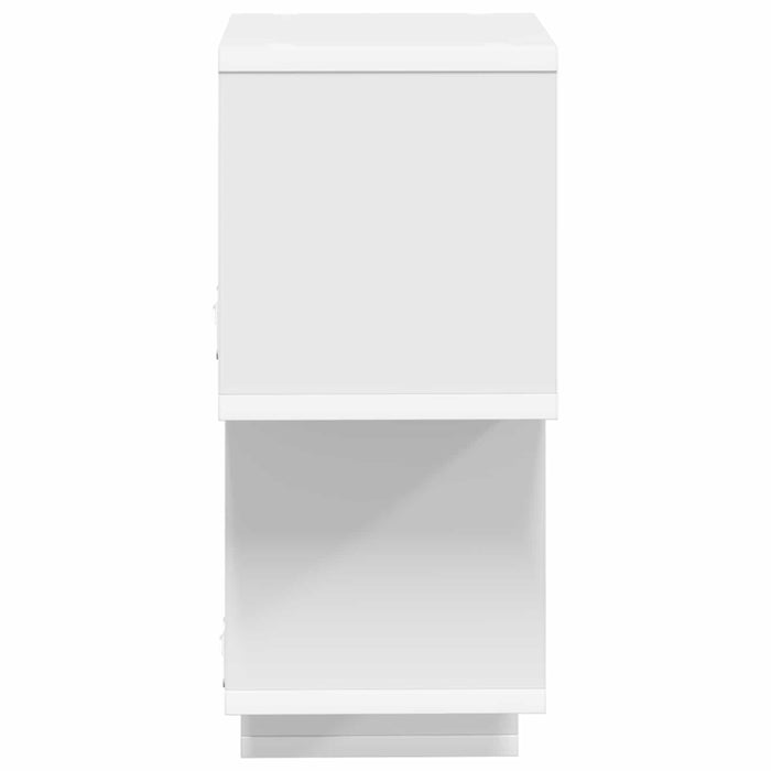 Raft suspendat Montare pe perete Alb 87 x 20 x 55 cm WALTI
