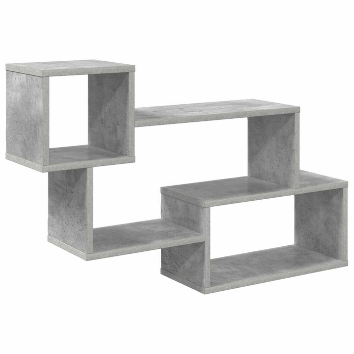 Raft suspendat Montare pe perete Gri 87 x 20 x 55 cm WALTI