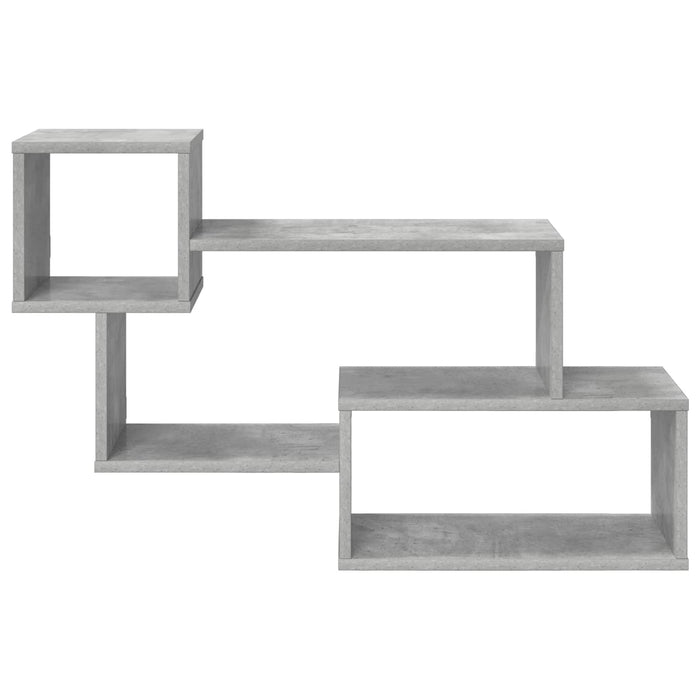 Raft suspendat Montare pe perete Gri 87 x 20 x 55 cm WALTI
