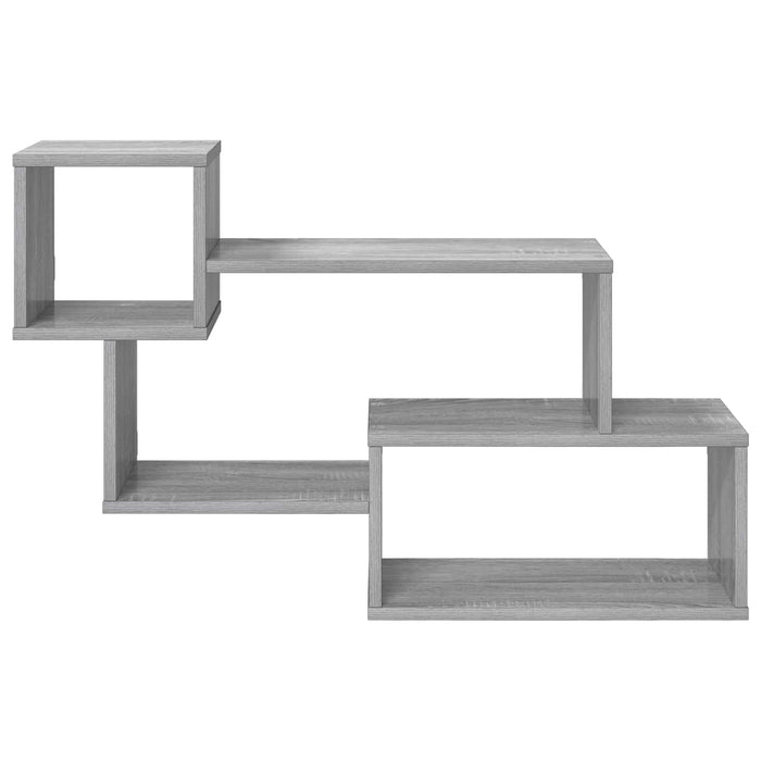 Raft suspendat Montare pe perete Gri 87 x 20 x 55 cm WALTI