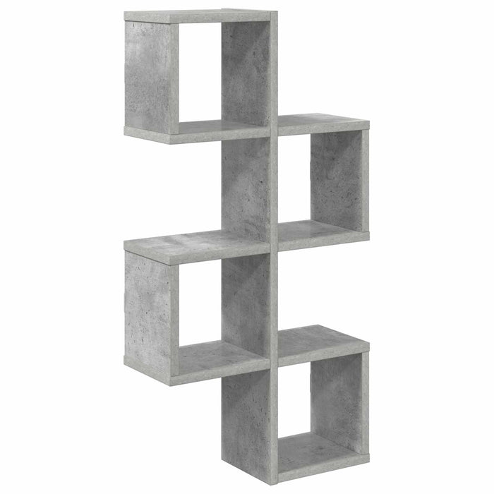 Raft de perete Montare pe perete Gri Beton 39 x 15 x 76 cm WALTI