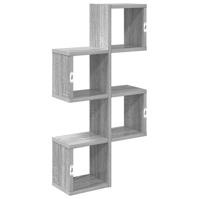 Raft de perete Montare pe perete Sonoma gri 39 x 15 x 76 cm WALTI