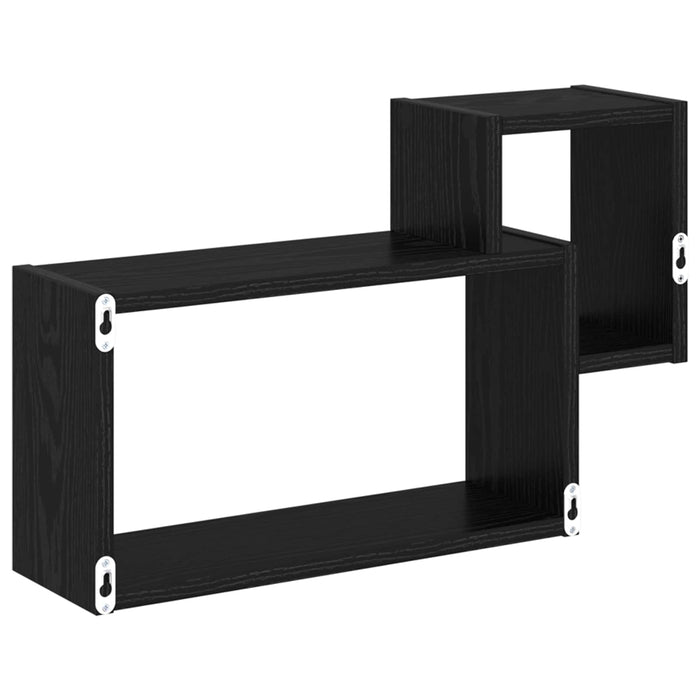 Raft de perete Montare pe perete Negru 55 x 15 x 35 cm WALTI