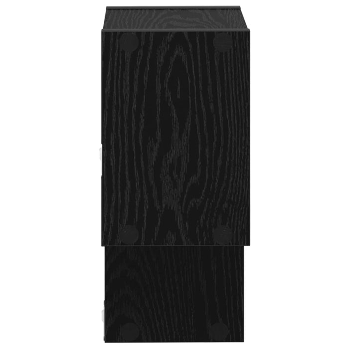 Raft de perete Montare pe perete Negru 55 x 15 x 35 cm WALTI