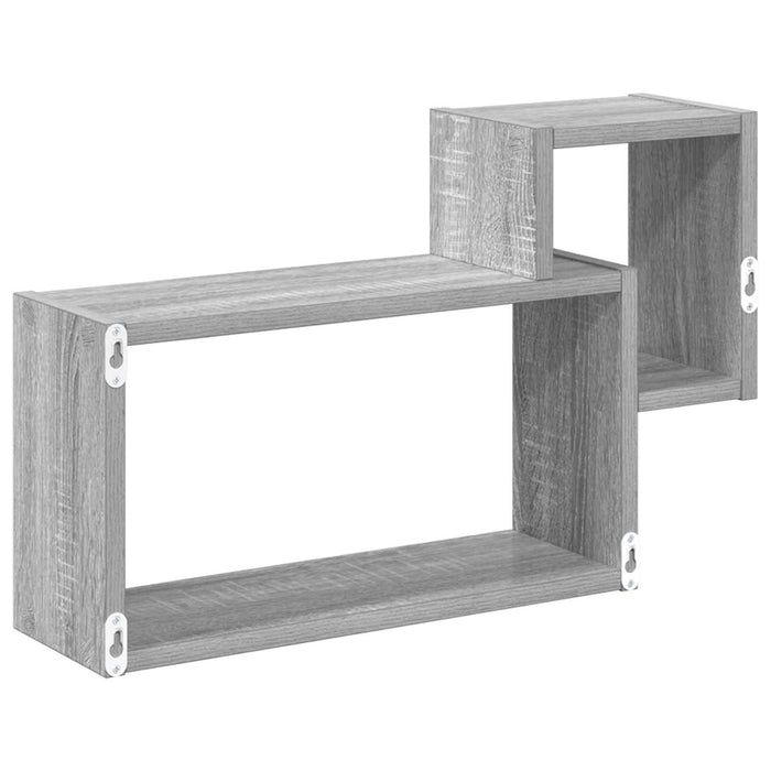 Raft de perete Montare pe perete Gri 55 x 15 x 35 cm WALTI