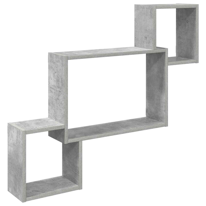 Raft de perete Montare pe perete Gri 91,5 x 15 x 76 cm WALTI