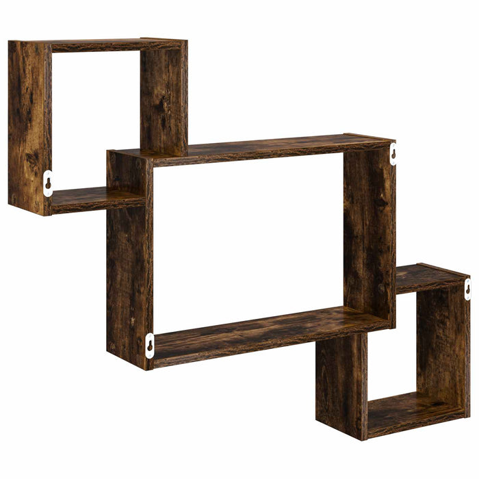 Raft de perete Montare pe perete Maro 91,5 x 15 x 76 cm WALTI