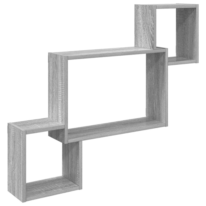 Raft de perete Montare pe perete Gri 91,5 x 15 x 76 cm WALTI