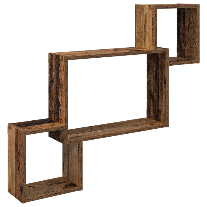 Raft de perete Montare pe perete Maro 91,5 x 15 x 76 cm WALTI