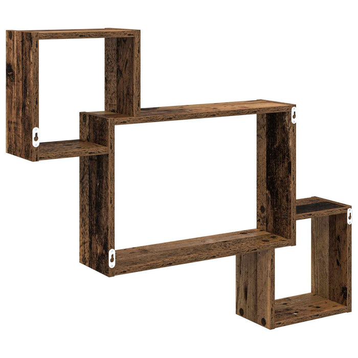 Raft de perete Montare pe perete Maro 91,5 x 15 x 76 cm WALTI