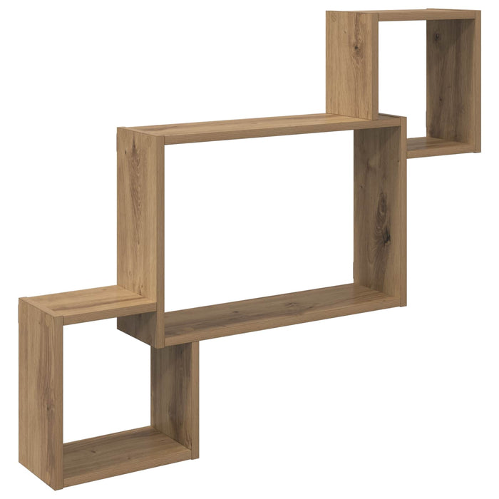 Raft de perete Montare pe perete Maro 91,5 x 15 x 76 cm WALTI