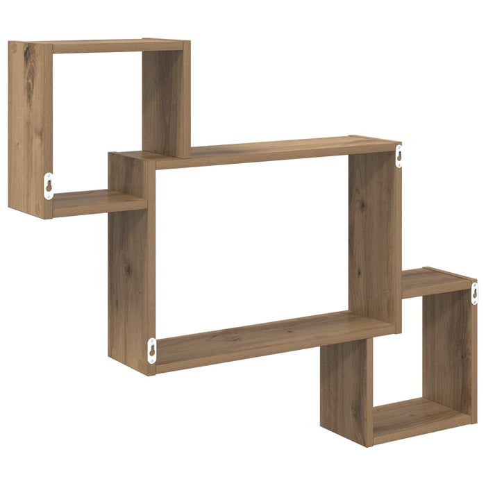 Raft de perete Montare pe perete Maro 91,5 x 15 x 76 cm WALTI