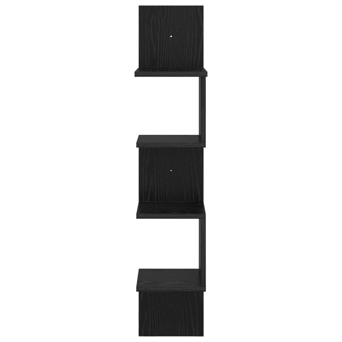 Raft de perete Montare pe perete Negru 32 x 21 x 107 cm WALTI