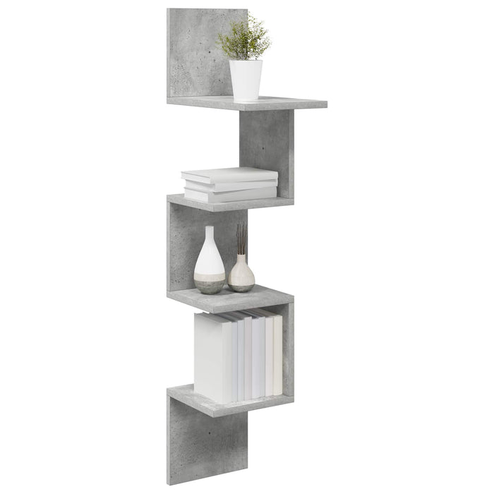Raft de perete Montare pe perete Gri 32 x 21 x 107 cm WALTI