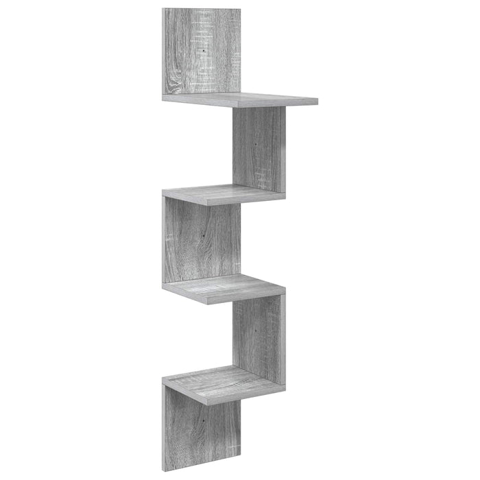 Raft de perete Montare pe perete Gri 32 x 21 x 107 cm WALTI