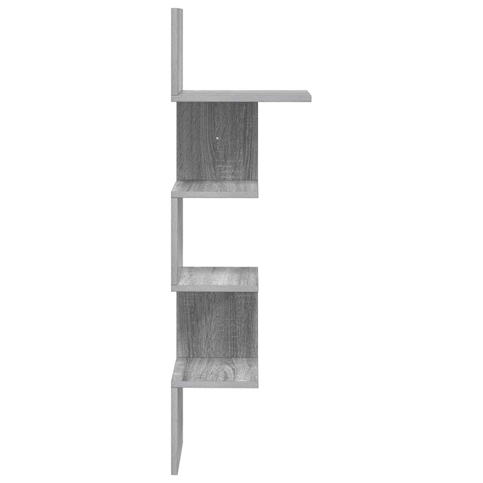 Raft de perete Montare pe perete Gri 32 x 21 x 107 cm WALTI