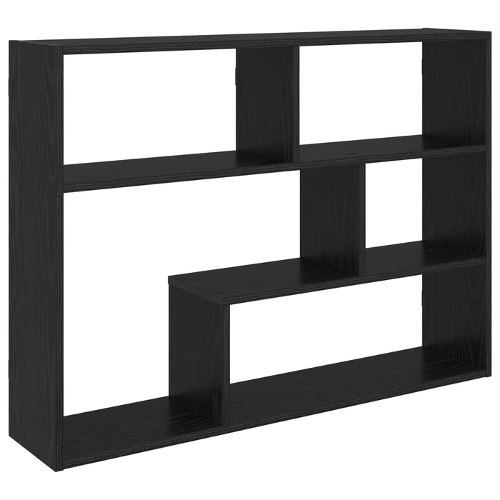Raft de perete Montare pe perete Negru 95 x 20 x 69,5 cm WALTI