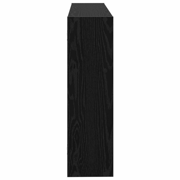 Raft de perete Montare pe perete Negru 95 x 20 x 69,5 cm WALTI