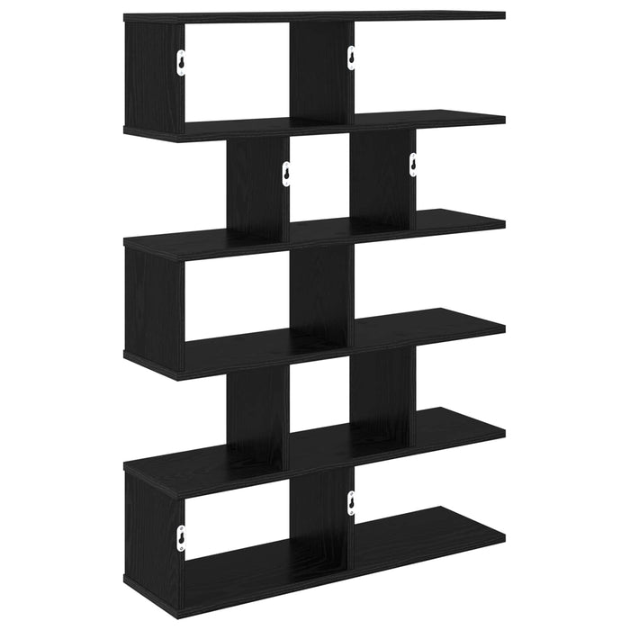 Raft de perete Stejar Negru 70 x 20 x 100 cm Lemn prelucrat - WALTI WALTI