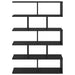 Raft de perete Stejar Negru 70 x 20 x 100 cm Lemn prelucrat - WALTI WALTI