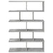 Raft de perete Gri Beton 70 x 20 x 100 cm Lemn prelucrat - WALTI WALTI