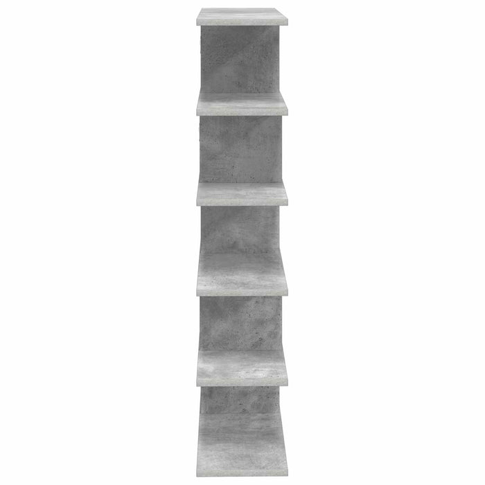 Raft de perete Gri Beton 70 x 20 x 100 cm Lemn prelucrat - WALTI WALTI