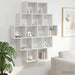 Raft de perete Alb 120 x 20 x 136 cm Lemn prelucrat - WALTI WALTI
