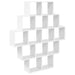 Raft de perete Alb 120 x 20 x 136 cm Lemn prelucrat - WALTI WALTI