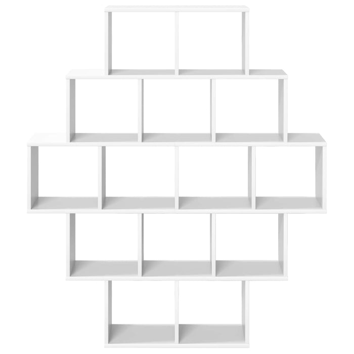 Raft de perete Alb 120 x 20 x 136 cm Lemn prelucrat - WALTI WALTI