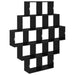 Raft de perete Stejar Negru 120 x 20 x 136 cm Lemn prelucrat - WALTI WALTI