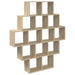 Raft de perete Stejar Sonoma 120 x 20 x 136 cm Lemn prelucrat - WALTI WALTI