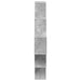 Raft de perete Gri Beton 120 x 20 x 136 cm Lemn prelucrat - WALTI WALTI