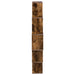 Raft de perete Stejar fumuriu 120 x 20 x 136 cm Lemn prelucrat - WALTI WALTI