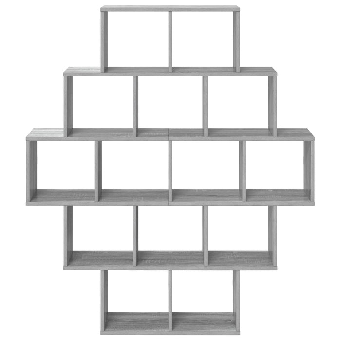 Raft de perete Sonoma gri 120 x 20 x 136 cm Lemn prelucrat - WALTI WALTI