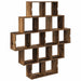 Raft de perete Lemn vechi 120 x 20 x 136 cm Lemn prelucrat - WALTI WALTI