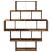 Raft de perete Lemn vechi 120 x 20 x 136 cm Lemn prelucrat - WALTI WALTI