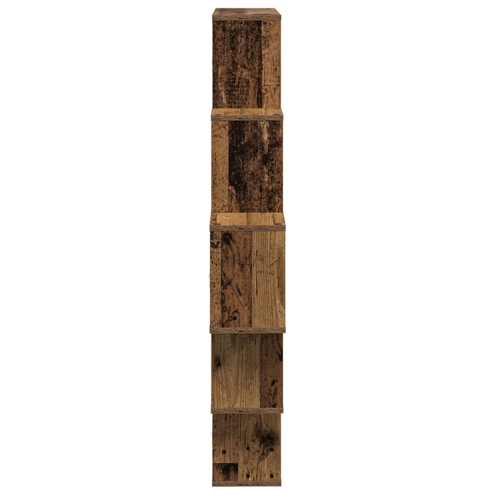 Raft de perete Lemn vechi 120 x 20 x 136 cm Lemn prelucrat - WALTI WALTI