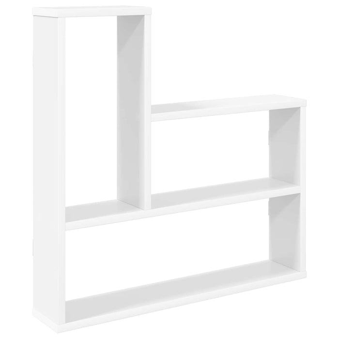 Raft de perete Alb 60 x 11 x 60 cm Lemn prelucrat - WALTI WALTI