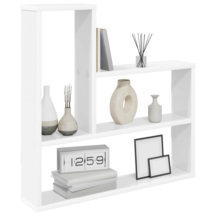 Raft de perete Alb 60 x 11 x 60 cm Lemn prelucrat - WALTI WALTI