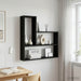 Raft de perete Stejar Negru 60 x 11 x 60 cm Lemn prelucrat - WALTI WALTI