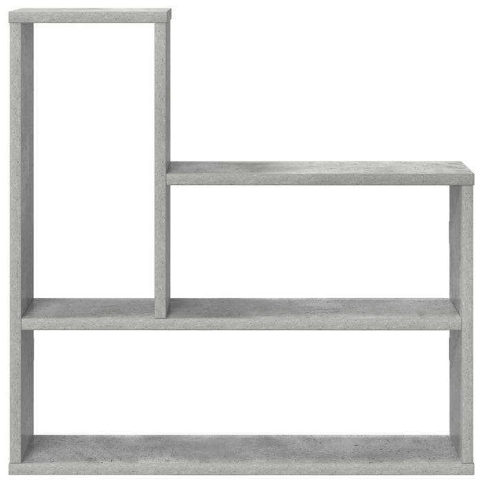 Raft de perete Gri Beton 60 x 11 x 60 cm Lemn prelucrat - WALTI WALTI
