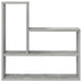 Raft de perete Gri Beton 60 x 11 x 60 cm Lemn prelucrat - WALTI WALTI