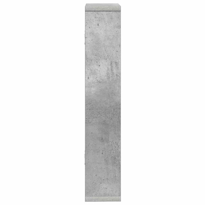 Raft de perete Gri Beton 60 x 11 x 60 cm Lemn prelucrat - WALTI WALTI