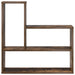 Raft de perete Stejar fumuriu 60 x 11 x 60 cm Lemn prelucrat - WALTI WALTI
