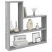 Raft de perete Sonoma gri 60 x 11 x 60 cm Lemn prelucrat - WALTI WALTI