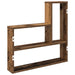 Raft de perete Lemn vechi 60 x 11 x 60 cm Lemn prelucrat - WALTI WALTI