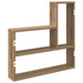 Raft de perete Stejar Artizanal 60 x 11 x 60 cm Lemn prelucrat - WALTI WALTI