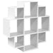 Raft de perete Alb 90 x 25 x 90 cm Lemn prelucrat - WALTI WALTI
